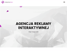Tablet Screenshot of interactivevision.pl
